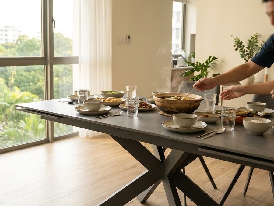Arden Sintered Stone Dining Table