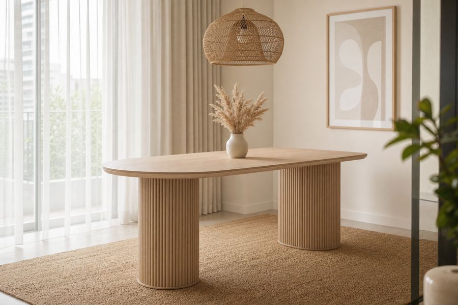 Lunaro Sintered Stone Dining Table