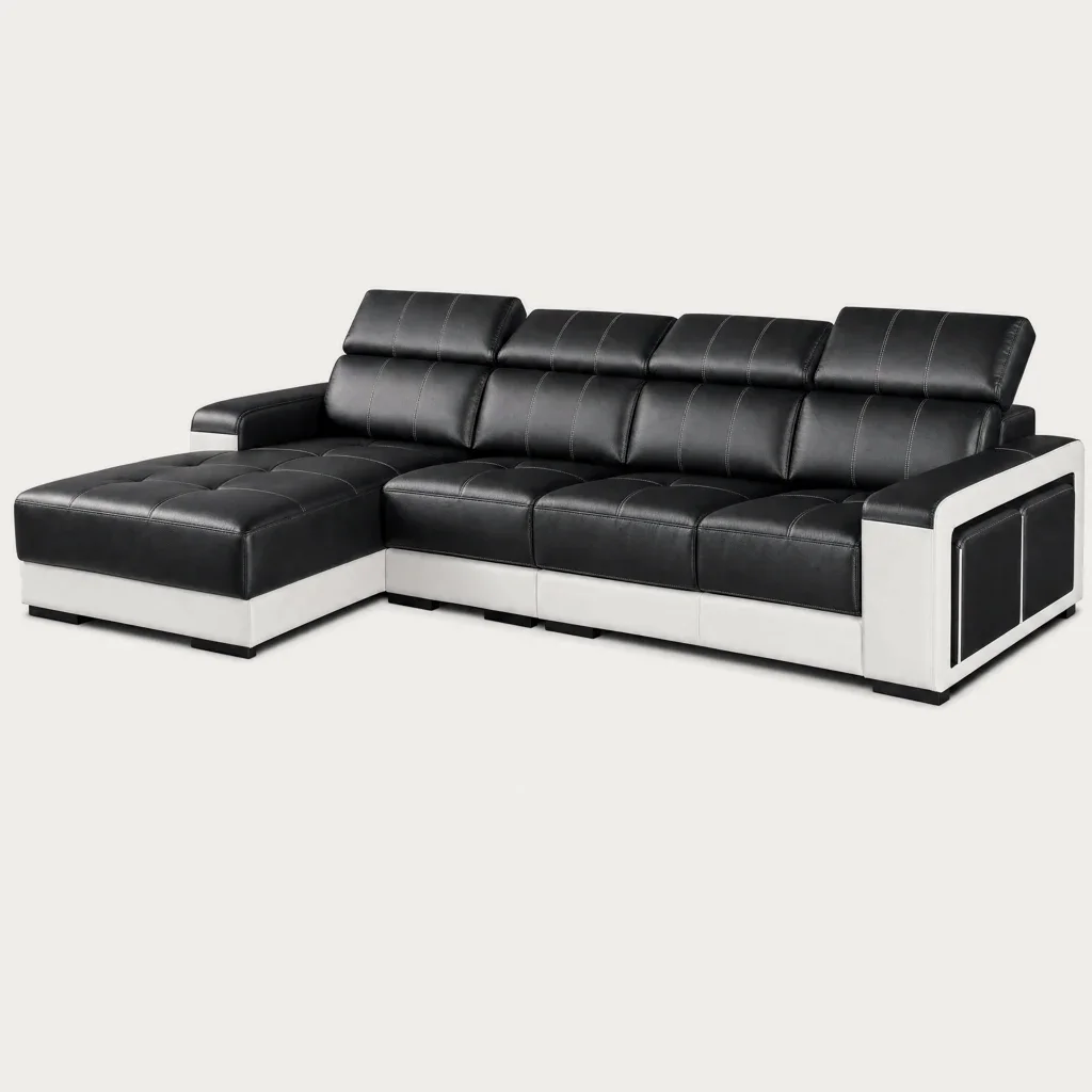 Knight Grand L-Shape Leather Recliner Sofa