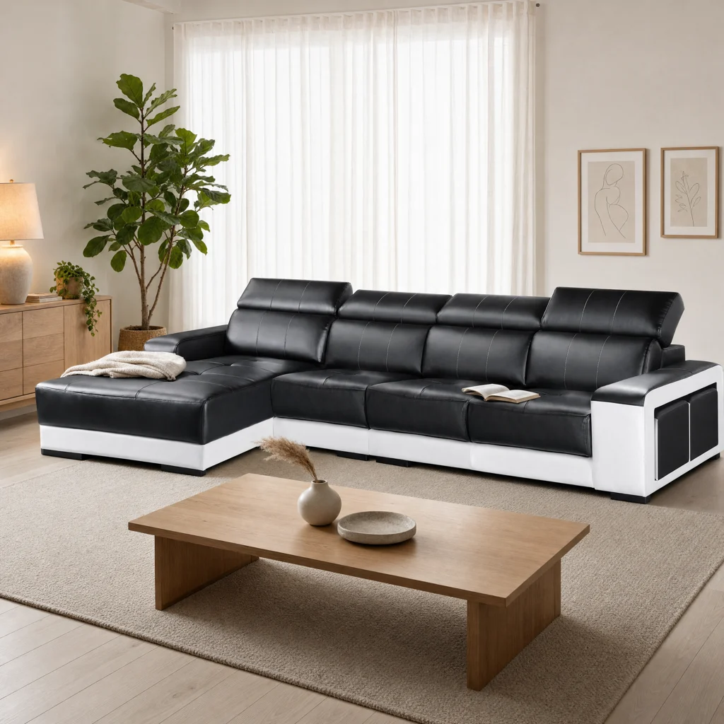 Knight Grand L-Shape Leather Recliner Sofa